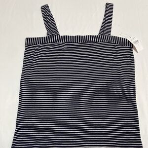 LOFT 100% Cotton Striped Tank New